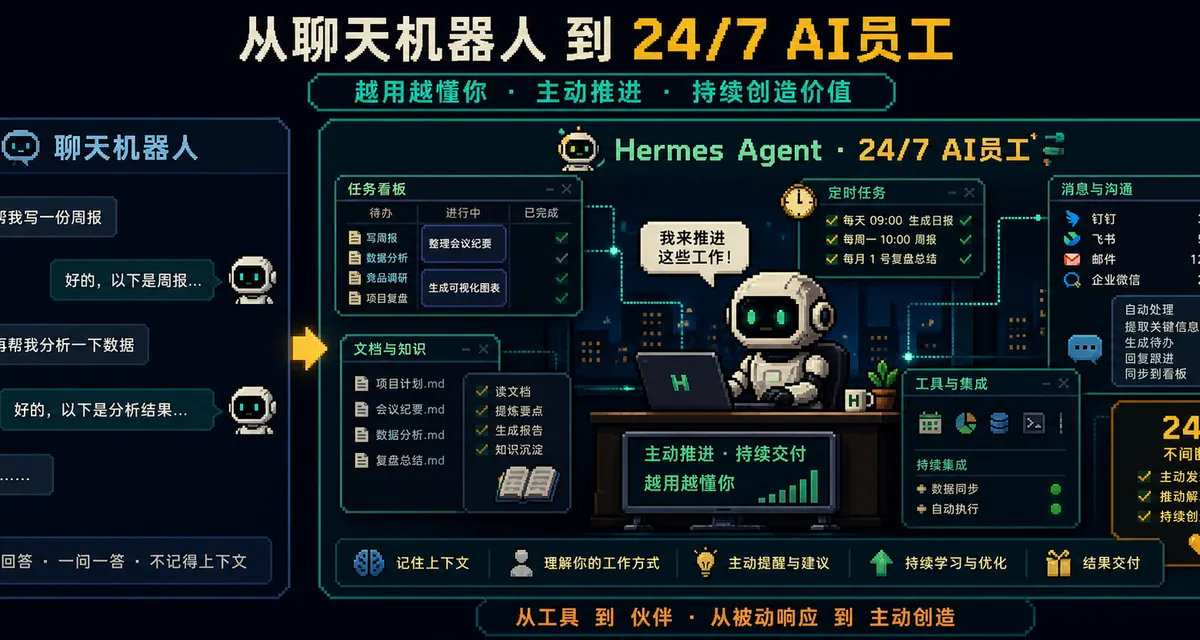 跑了几个月 Hermes Agent 之后，我发现 99% 的人根本没用对 AI Agent