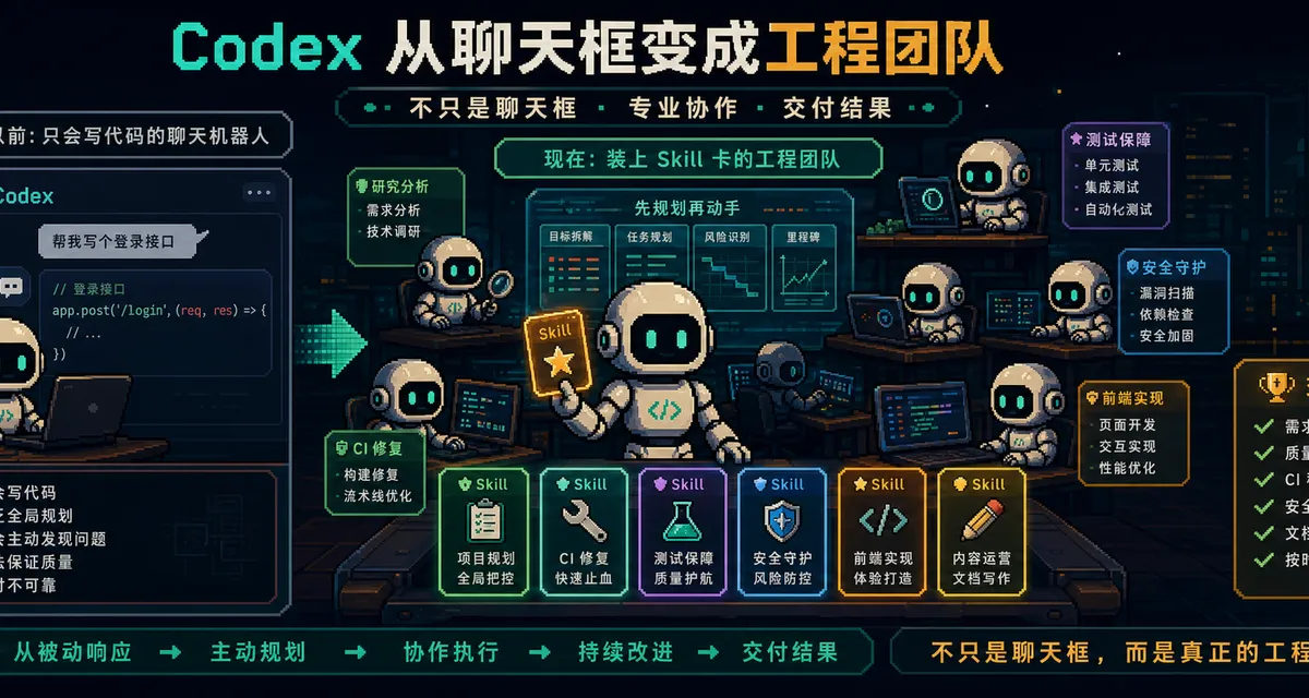 我把全网 Codex Skill 扒了一遍，真正最该先装的是这几类