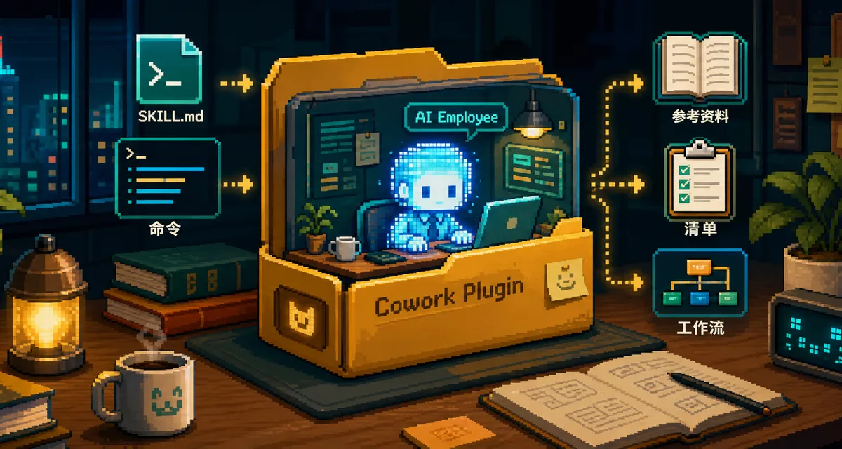 Claude Cowork 插件：把 AI 从文件助手变成你的数字员工